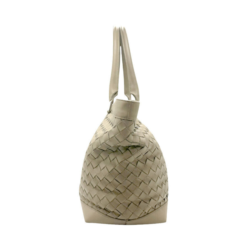 Bottega Veneta leather Beige Tan intrecciato handbag